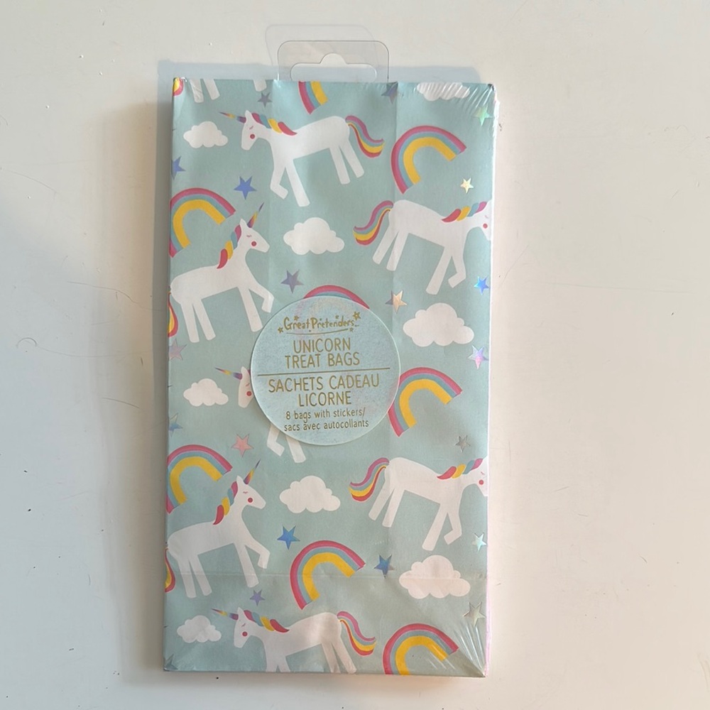 Unicorn and Rainbow Treat Bags